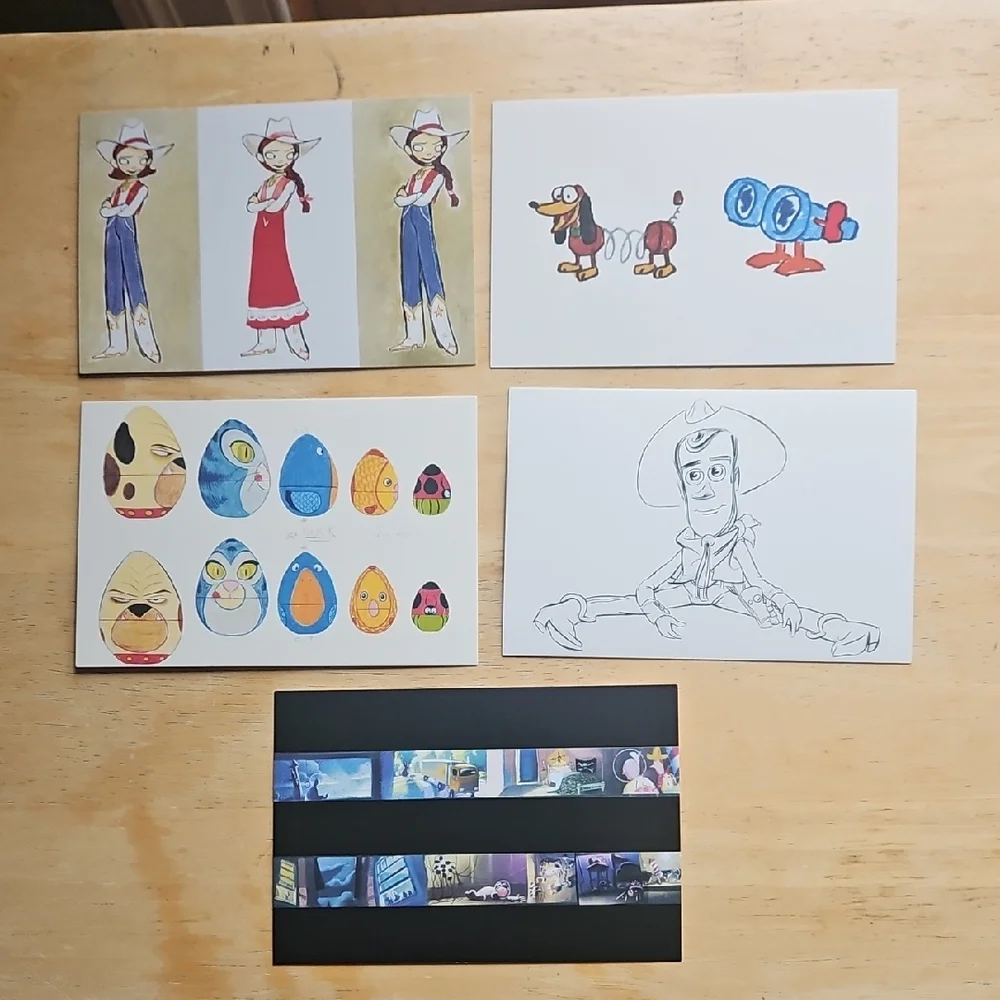 Toy Story Character Art Postcards